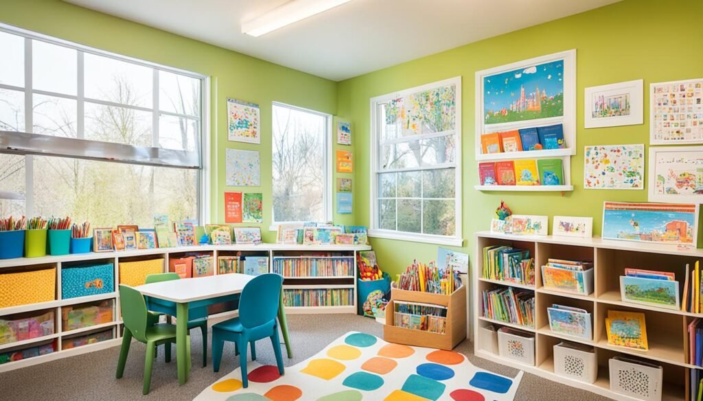 child-friendly space fostering independent learning